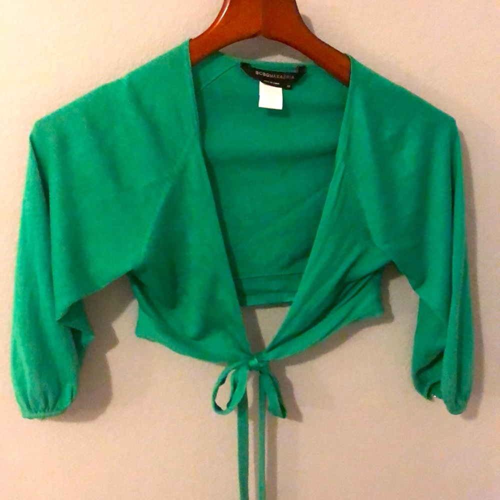 Emerald BCBG Short Cardigan